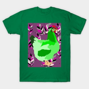 Backyard Chicken - Green T-Shirt